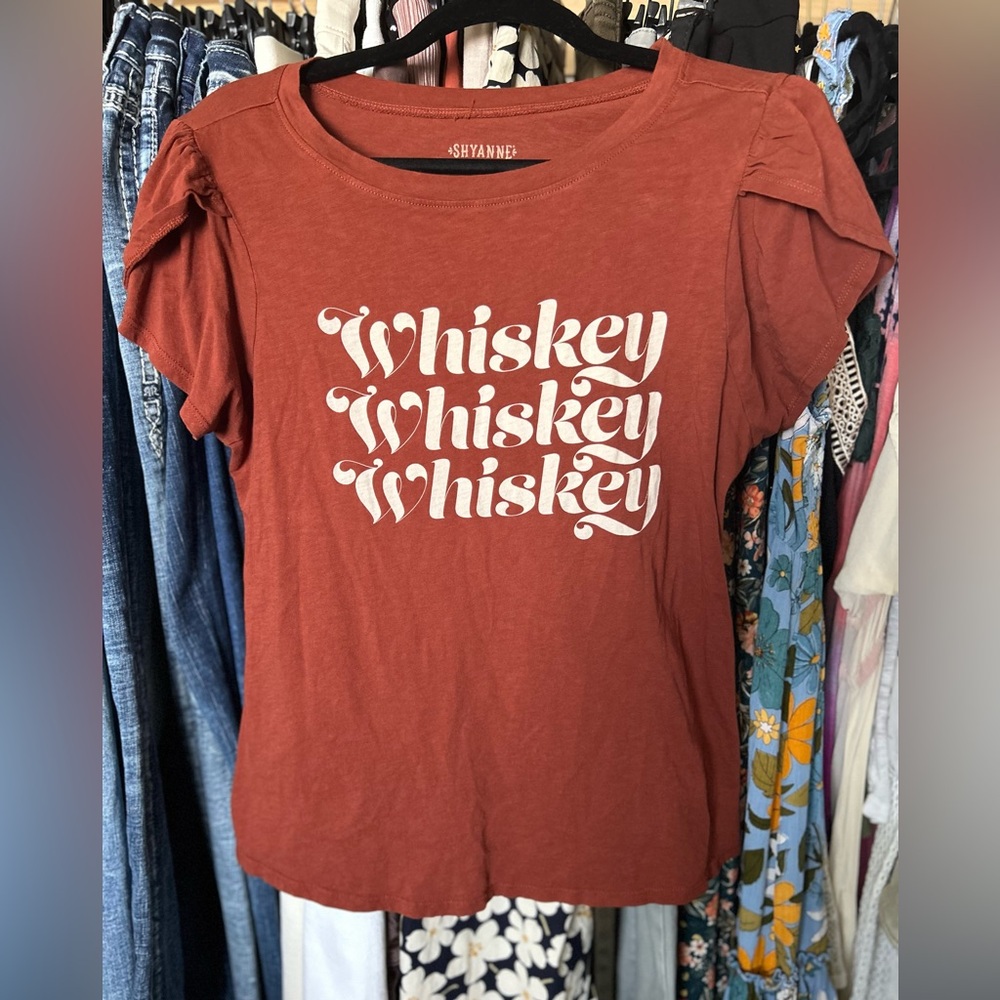 Shyanne Rust Whiskey Graphic Tee